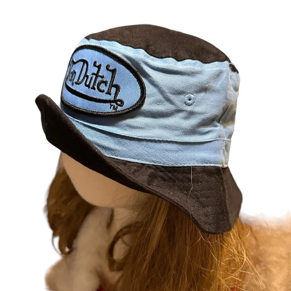 Vintage Von Dutch Bucket Fisherman Youth/Kids Hat Y2K